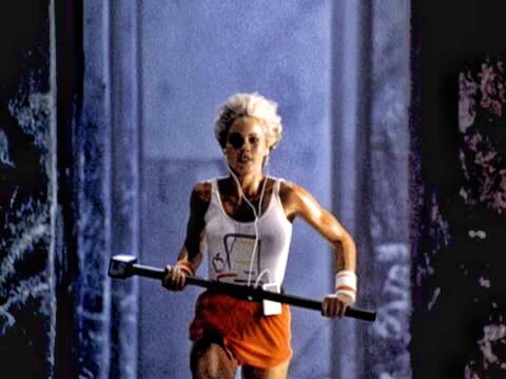 Deportista del comercial de Apple 1984 en el Super Bowl 